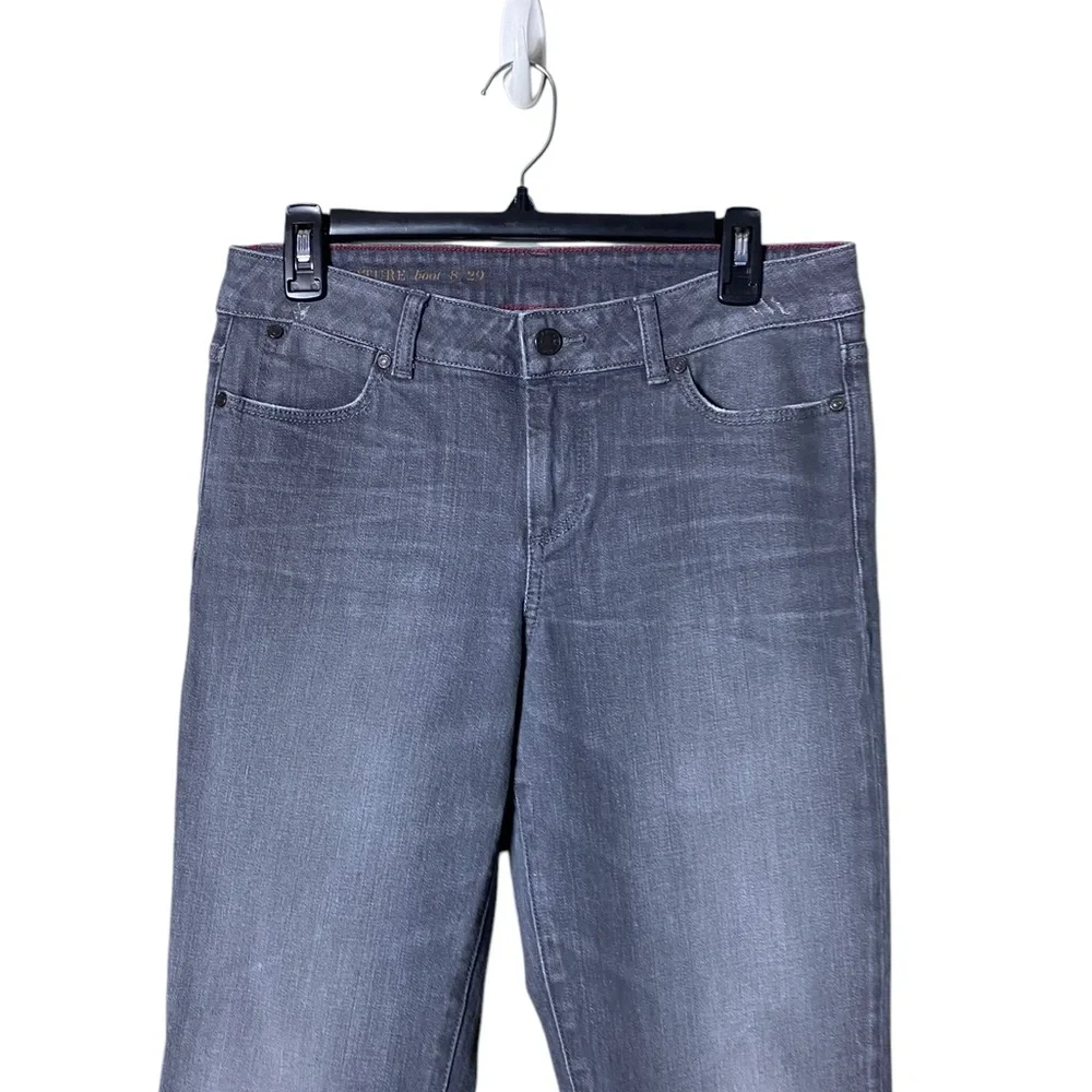 Talbots Women Signature Boot Cut‎ Jean Size 8 Western Cowgirl Rodeo Charc…